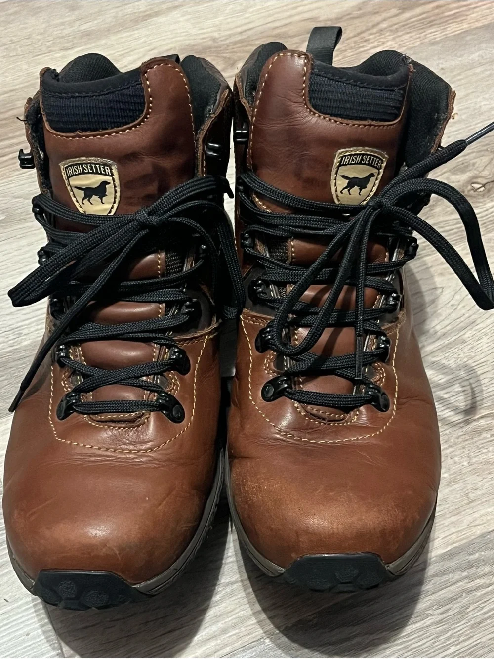 Red Wing Irish Setter Canyons Hiking Boots Mens Sz 11 Brown Leather Vibram 2857